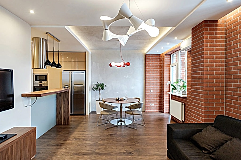 Интерьер в стиле лофт