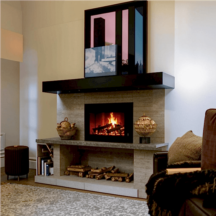 Камин в интерьере