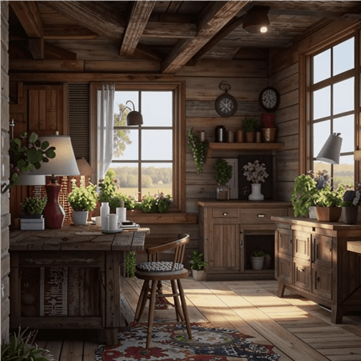 Стиль кантри в интерьере