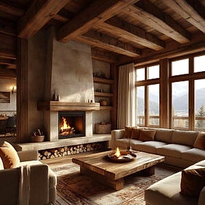 Ремонт в стиле шале